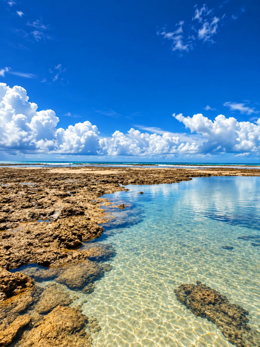 Piscinas naturais de águas cristalinas