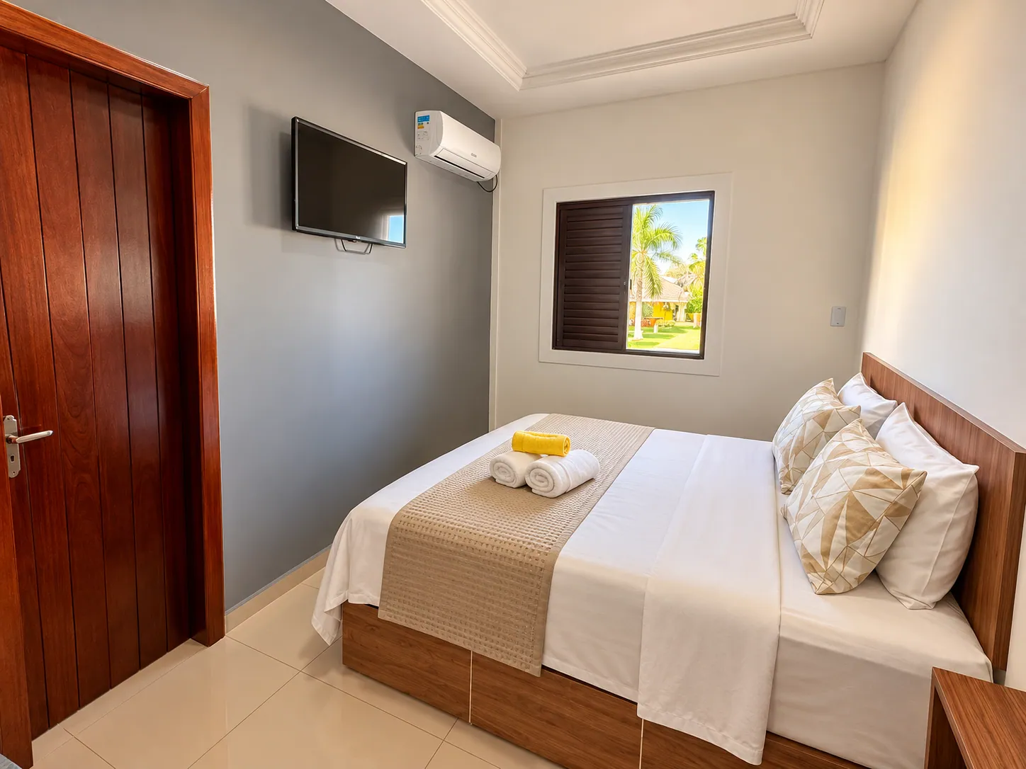 Quarto Quarto Casal com Varanda do Viana Praia Hotel