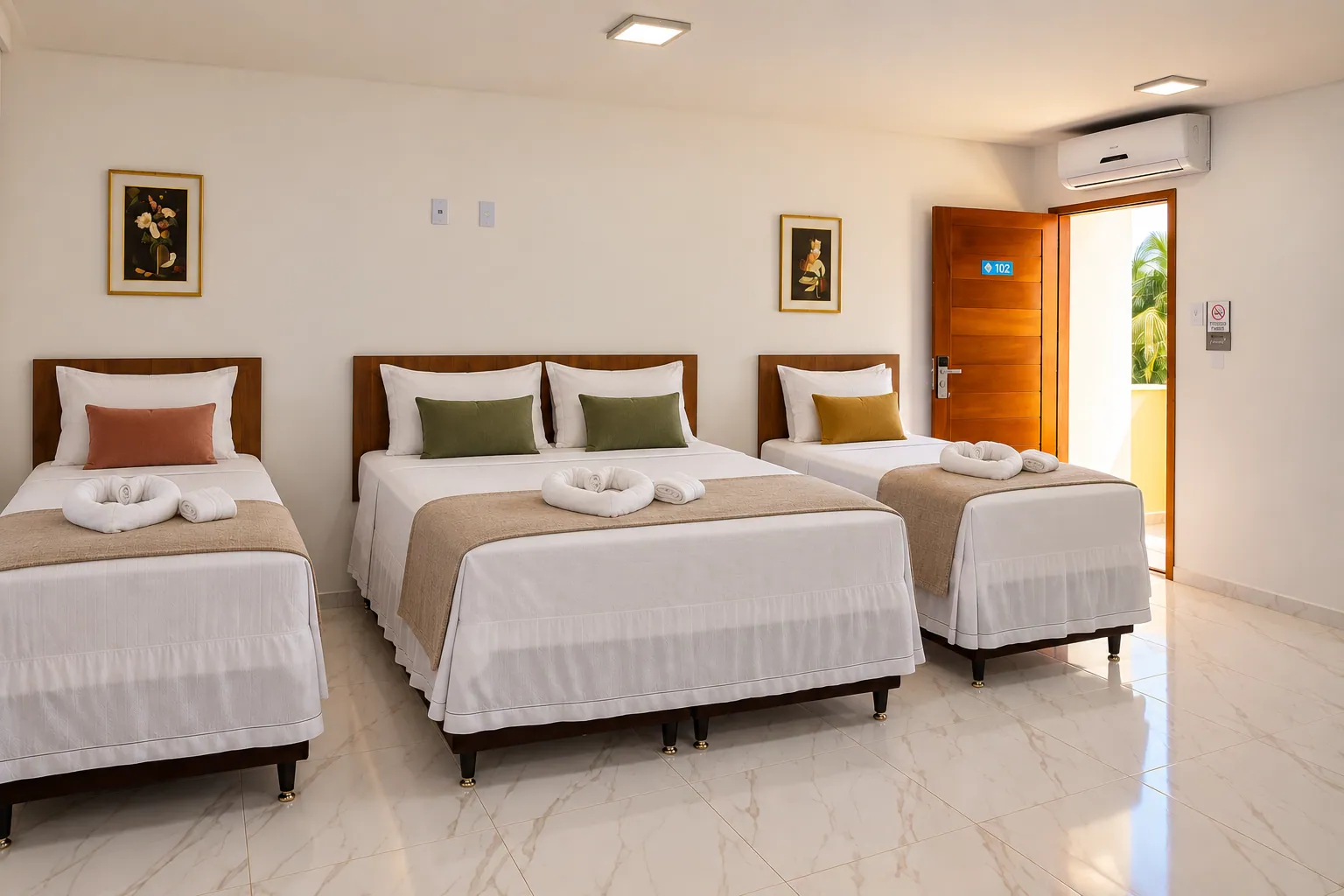 Quarto Quarto Deluxe com Varanda do Viana Praia Hotel